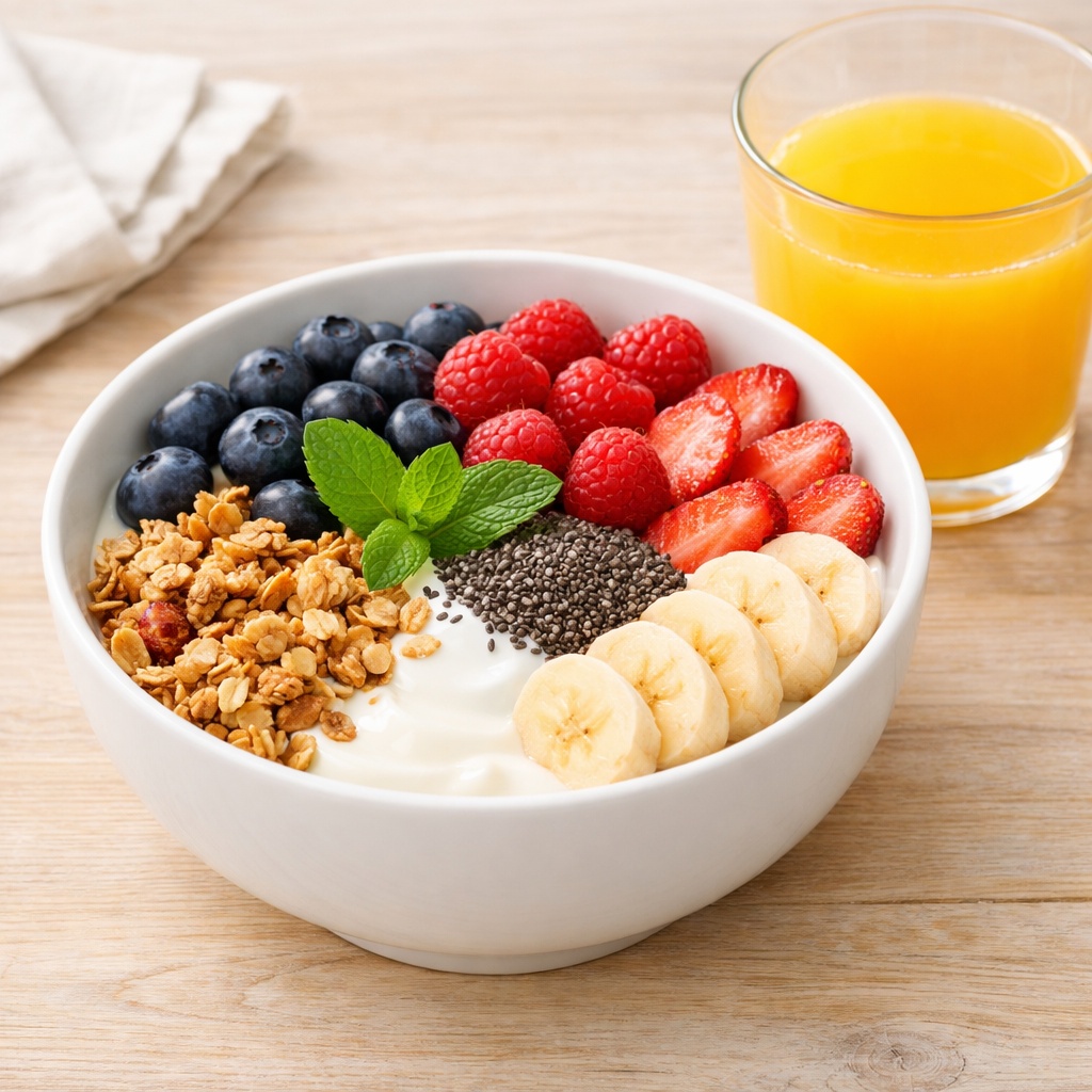 Egészséges reggeli bowl